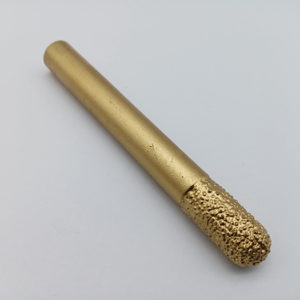 CNC Router Cutting Tools, Brazed Coarse Diamond Sand Ball Nose Cutter (BN) For Marble – Diameter 10mm.