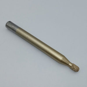 CNC Router Cutting Tools, Brazed Fine Sand Diamond Ball Nose Cutter (BN) For Glass – Diameter 4mm.