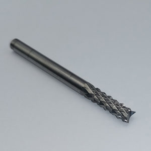 CNC Router Cutting Tools Solid Carbide Corn Teeth Milling Cutter For Plywood – Diameter 4mm.